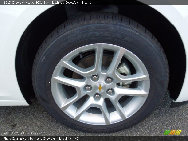 Summit White / Cocoa/Light Neutral 2013 Chevrolet Malibu ECO