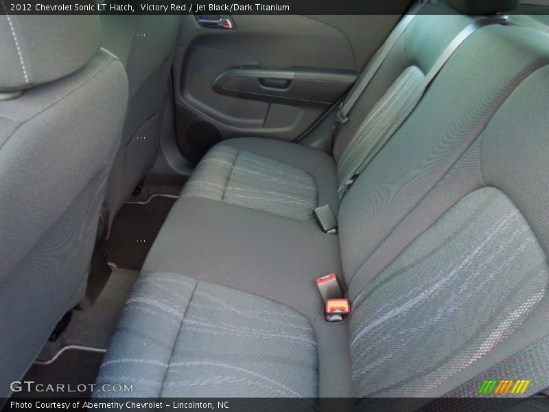 Victory Red / Jet Black/Dark Titanium 2012 Chevrolet Sonic LT Hatch