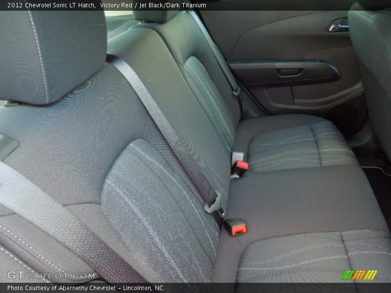 Victory Red / Jet Black/Dark Titanium 2012 Chevrolet Sonic LT Hatch