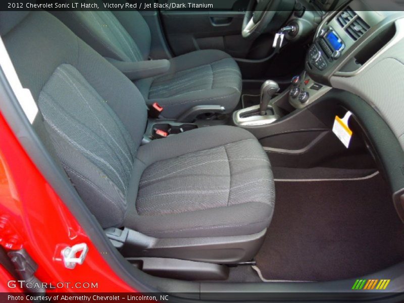 Victory Red / Jet Black/Dark Titanium 2012 Chevrolet Sonic LT Hatch