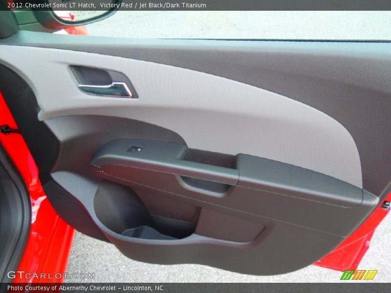 Victory Red / Jet Black/Dark Titanium 2012 Chevrolet Sonic LT Hatch