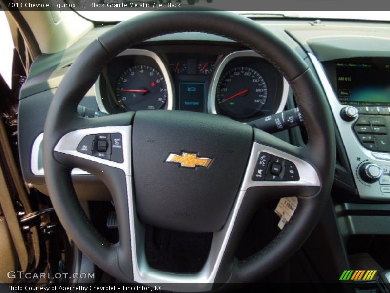 Black Granite Metallic / Jet Black 2013 Chevrolet Equinox LT