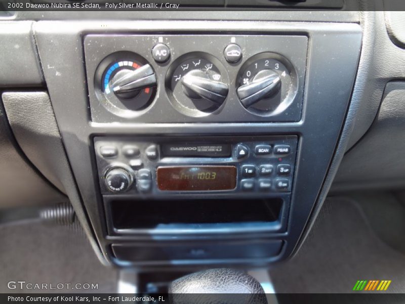 Controls of 2002 Nubira SE Sedan