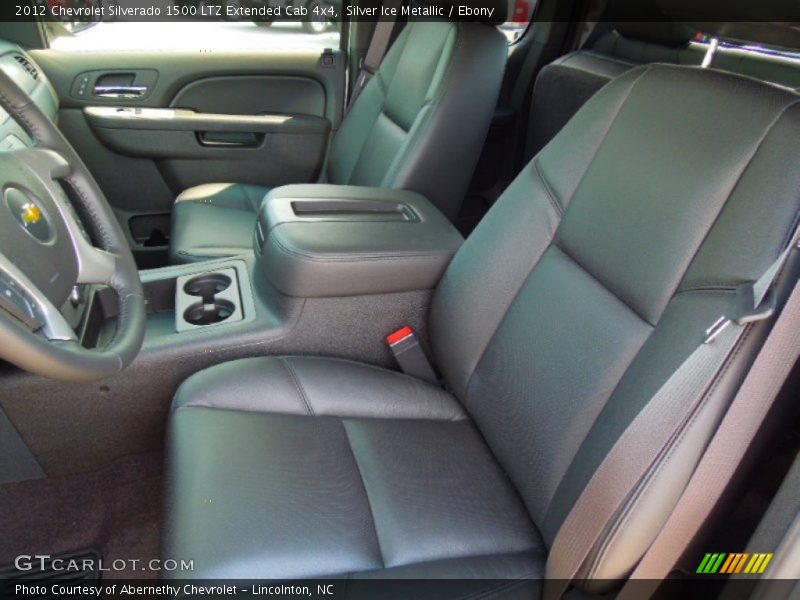 Silver Ice Metallic / Ebony 2012 Chevrolet Silverado 1500 LTZ Extended Cab 4x4