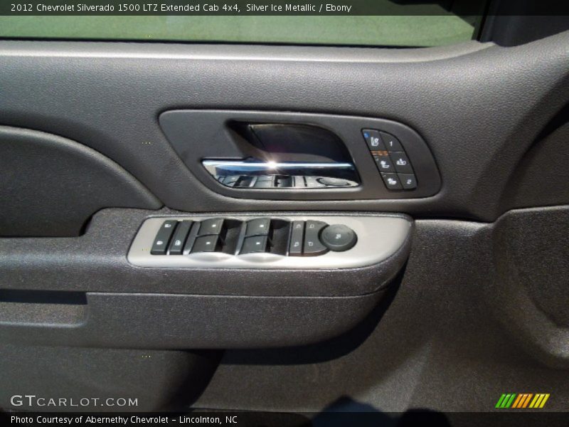 Silver Ice Metallic / Ebony 2012 Chevrolet Silverado 1500 LTZ Extended Cab 4x4