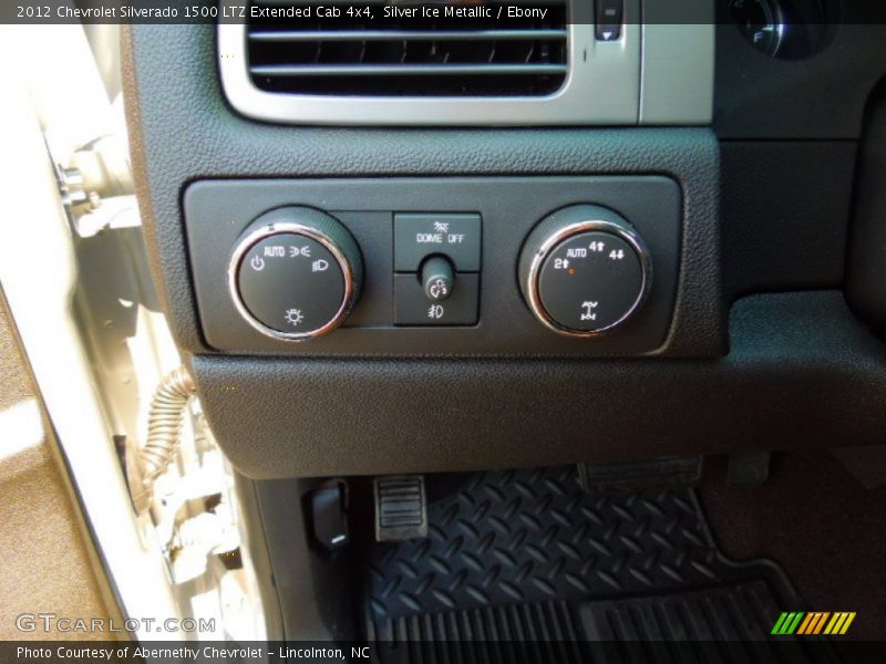 Silver Ice Metallic / Ebony 2012 Chevrolet Silverado 1500 LTZ Extended Cab 4x4