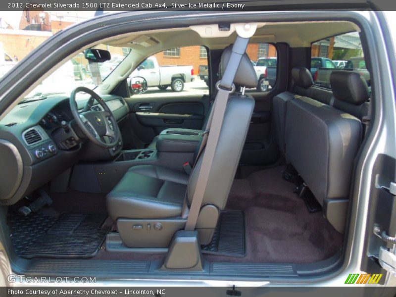 Silver Ice Metallic / Ebony 2012 Chevrolet Silverado 1500 LTZ Extended Cab 4x4