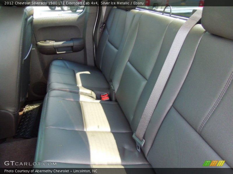 Silver Ice Metallic / Ebony 2012 Chevrolet Silverado 1500 LTZ Extended Cab 4x4