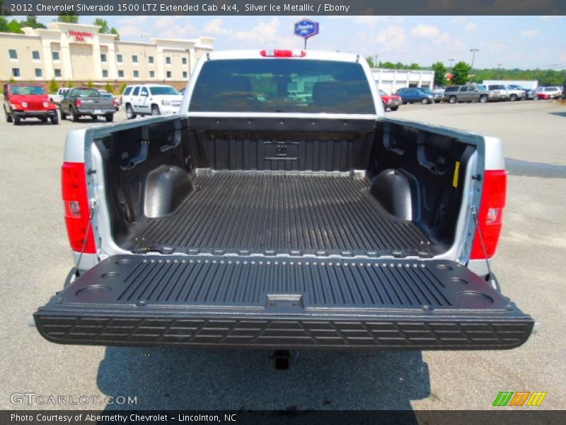 Silver Ice Metallic / Ebony 2012 Chevrolet Silverado 1500 LTZ Extended Cab 4x4