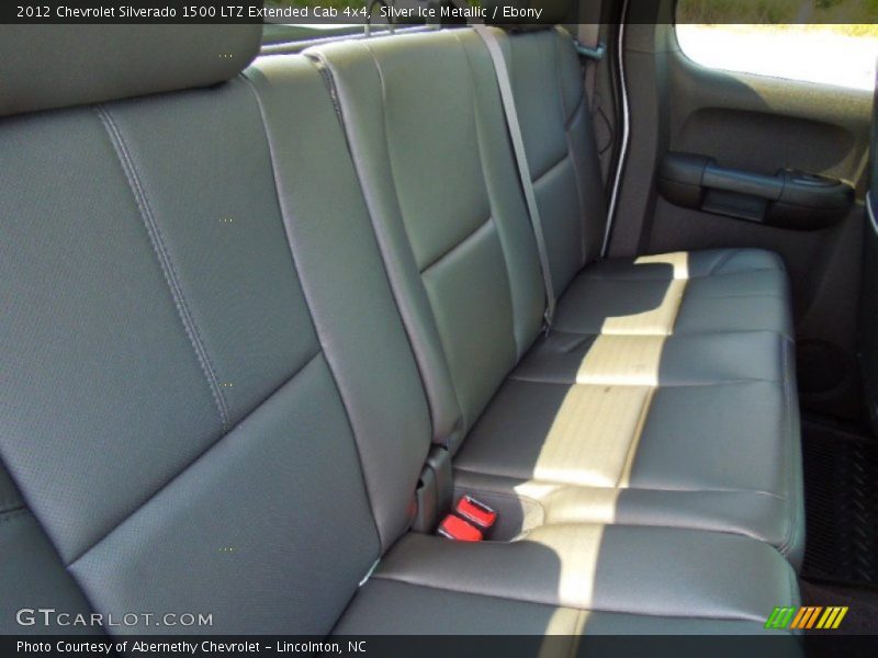 Silver Ice Metallic / Ebony 2012 Chevrolet Silverado 1500 LTZ Extended Cab 4x4