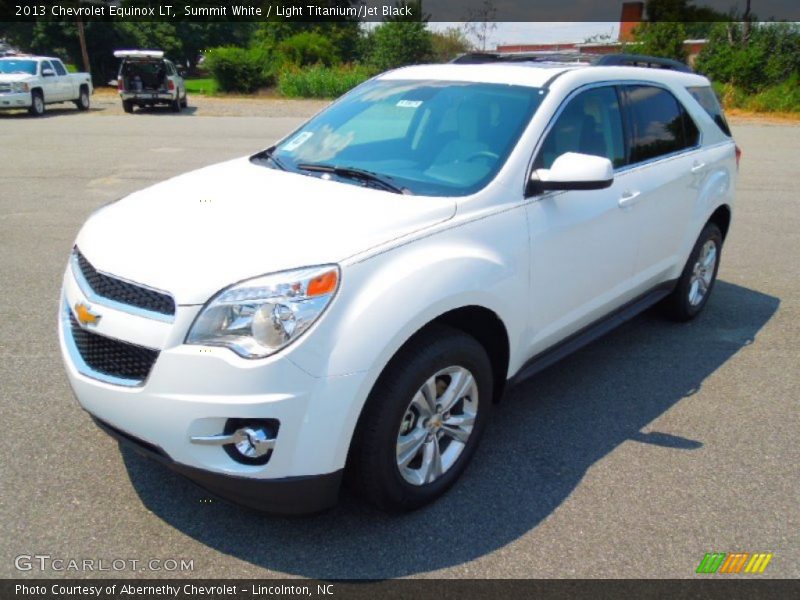 Summit White / Light Titanium/Jet Black 2013 Chevrolet Equinox LT