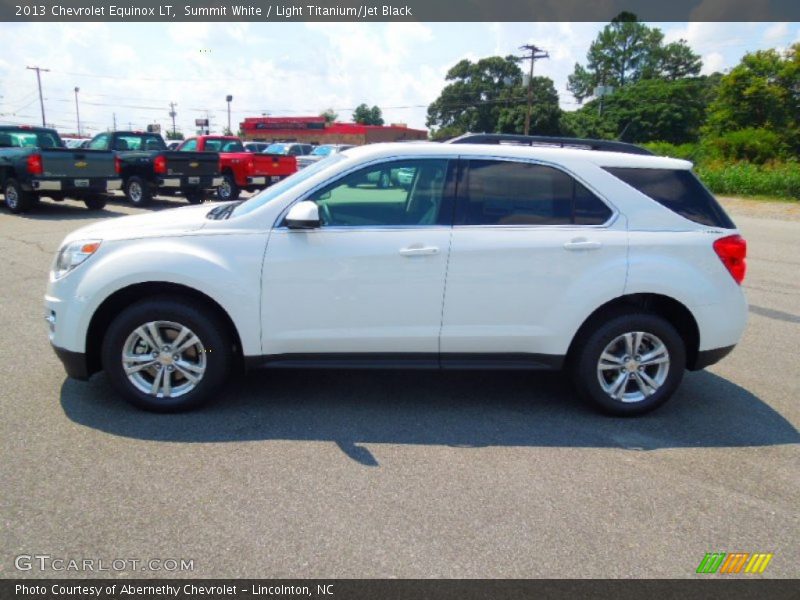 Summit White / Light Titanium/Jet Black 2013 Chevrolet Equinox LT