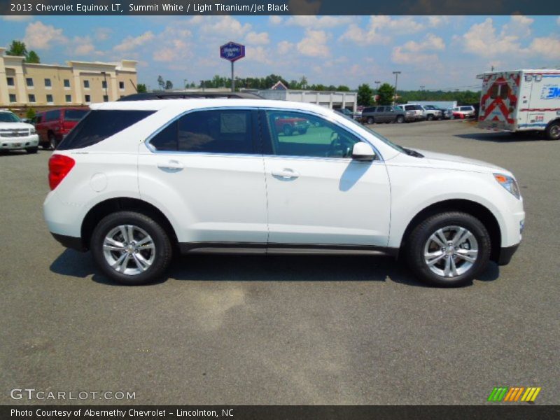 Summit White / Light Titanium/Jet Black 2013 Chevrolet Equinox LT