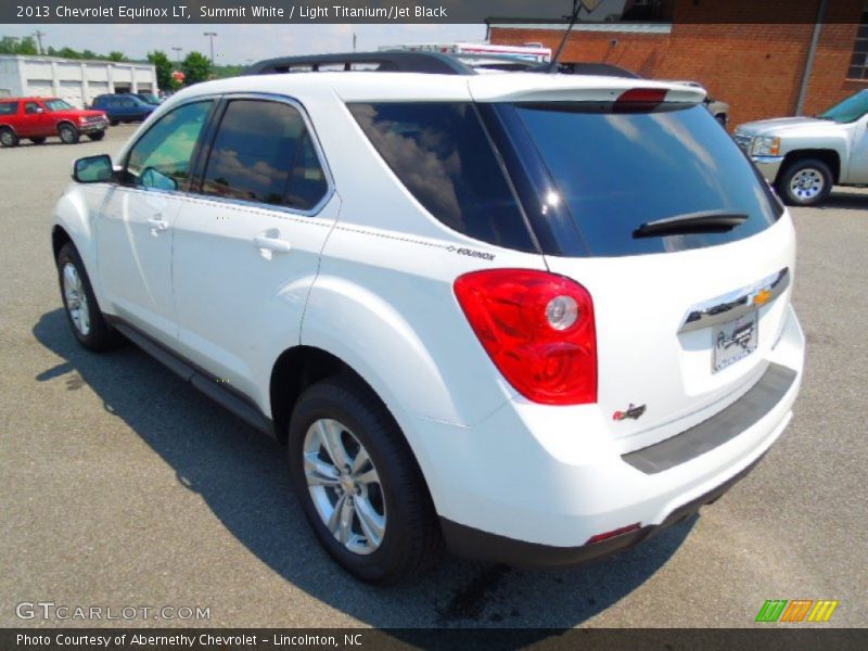 Summit White / Light Titanium/Jet Black 2013 Chevrolet Equinox LT