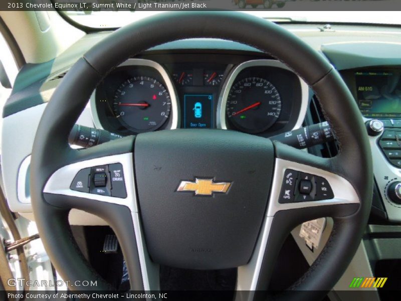Summit White / Light Titanium/Jet Black 2013 Chevrolet Equinox LT