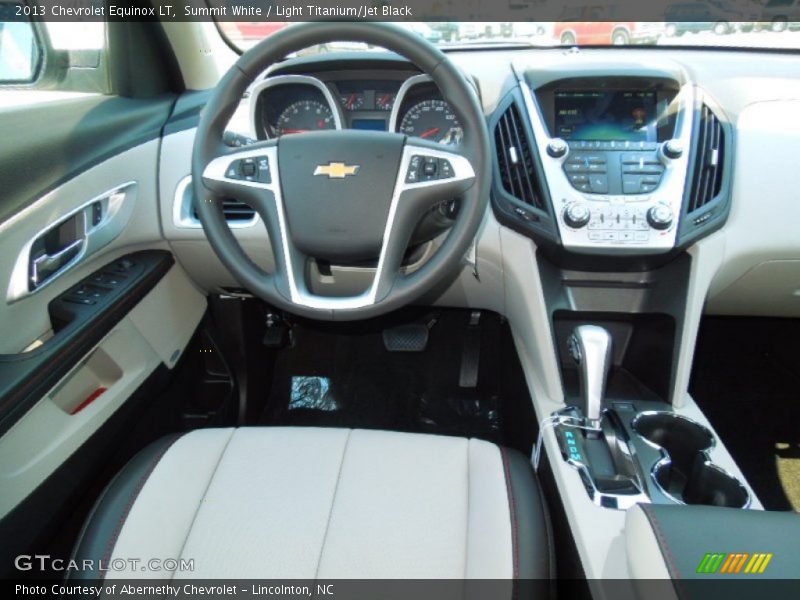 Summit White / Light Titanium/Jet Black 2013 Chevrolet Equinox LT
