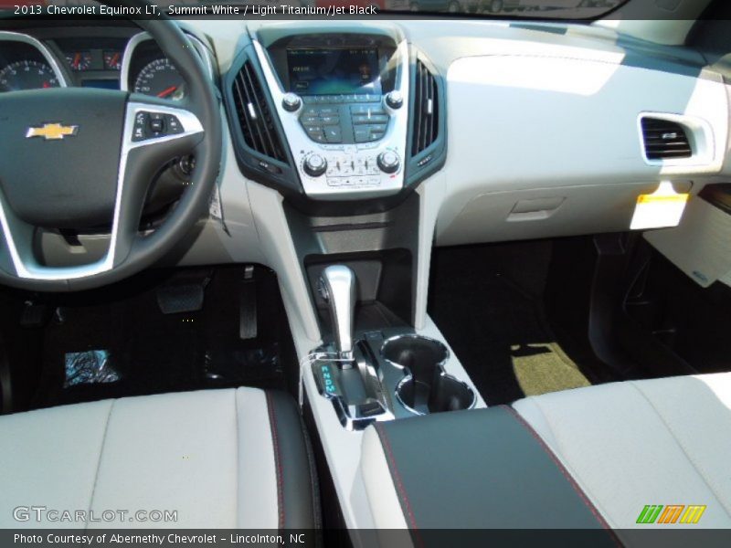 Summit White / Light Titanium/Jet Black 2013 Chevrolet Equinox LT