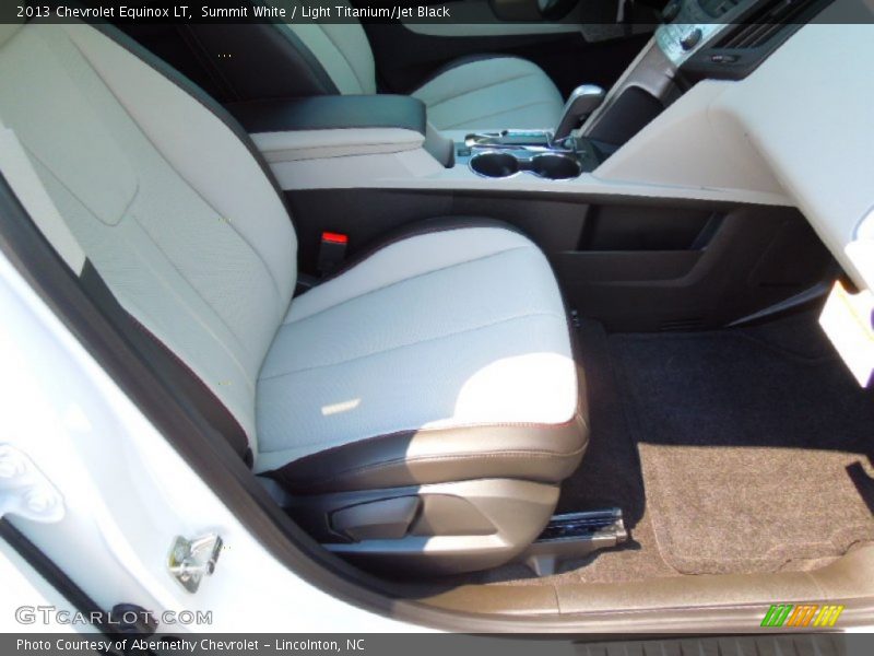 Summit White / Light Titanium/Jet Black 2013 Chevrolet Equinox LT
