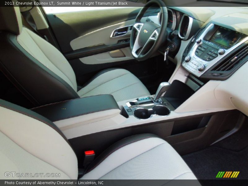 Summit White / Light Titanium/Jet Black 2013 Chevrolet Equinox LT