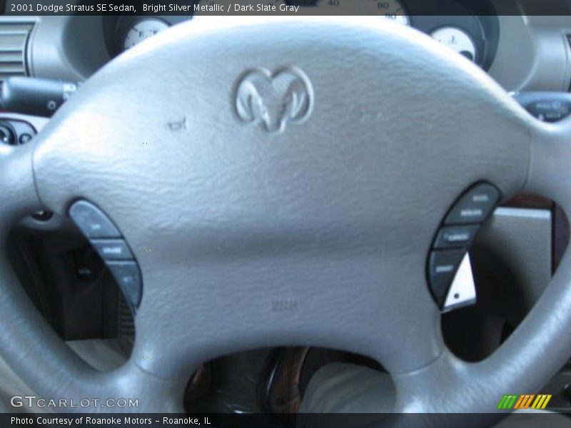 Bright Silver Metallic / Dark Slate Gray 2001 Dodge Stratus SE Sedan