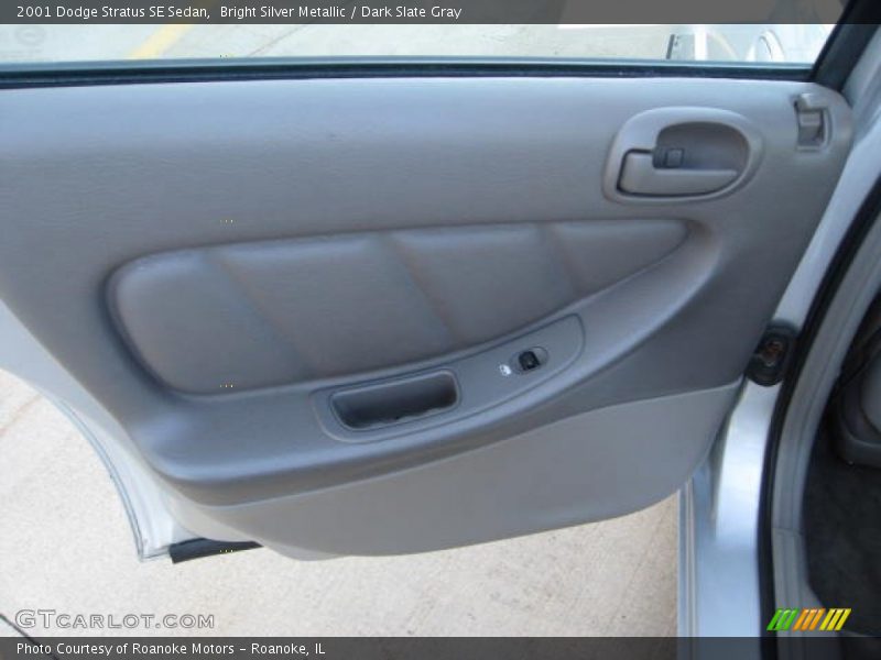 Bright Silver Metallic / Dark Slate Gray 2001 Dodge Stratus SE Sedan