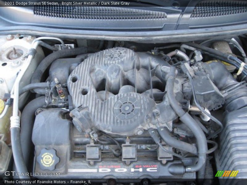 Bright Silver Metallic / Dark Slate Gray 2001 Dodge Stratus SE Sedan