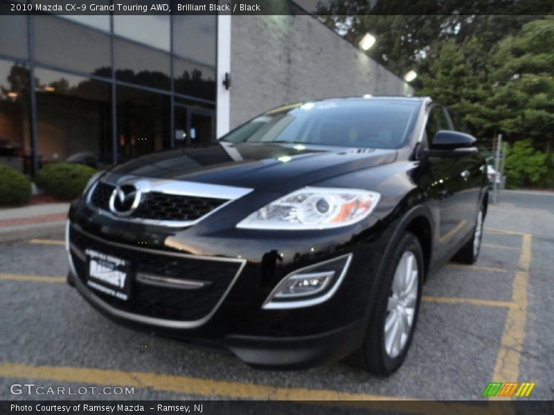 Brilliant Black / Black 2010 Mazda CX-9 Grand Touring AWD