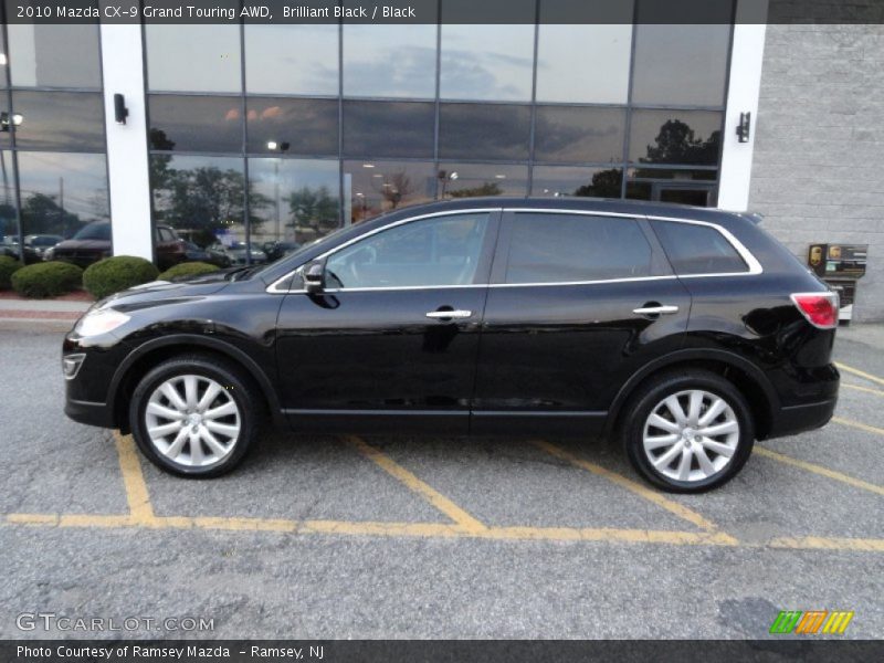 Brilliant Black / Black 2010 Mazda CX-9 Grand Touring AWD