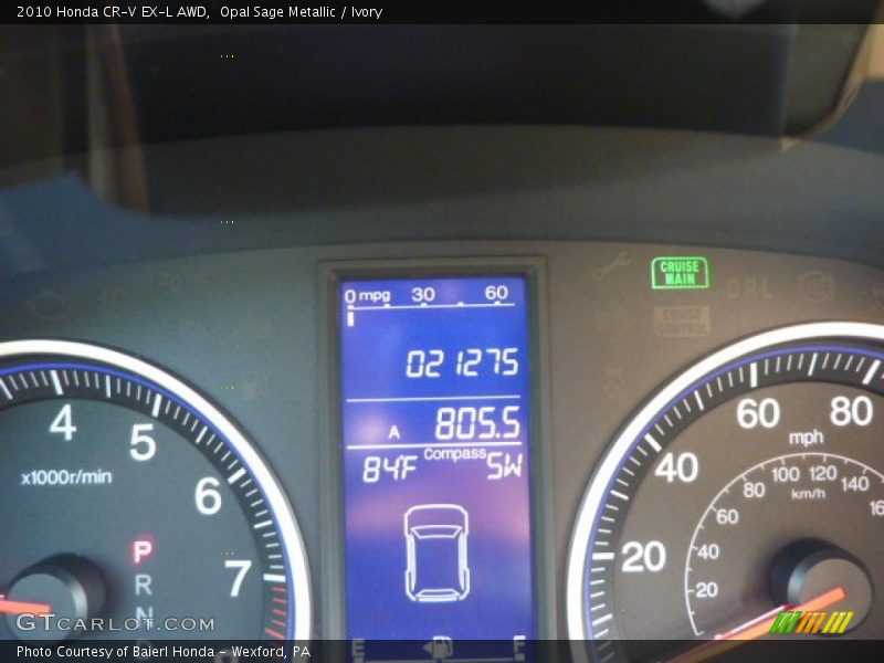 Opal Sage Metallic / Ivory 2010 Honda CR-V EX-L AWD