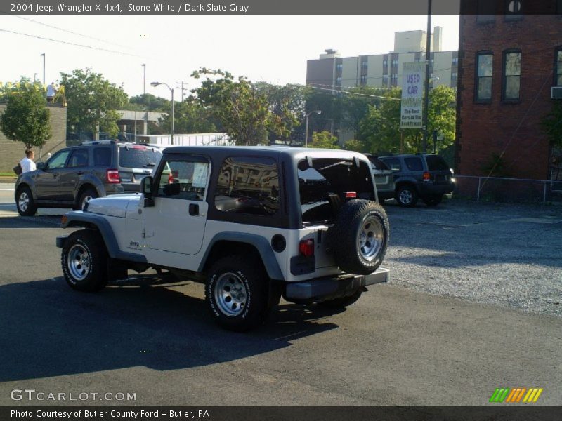 Stone White / Dark Slate Gray 2004 Jeep Wrangler X 4x4