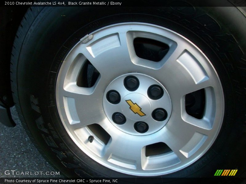 Black Granite Metallic / Ebony 2010 Chevrolet Avalanche LS 4x4