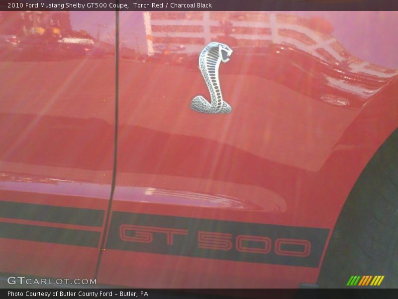 Torch Red / Charcoal Black 2010 Ford Mustang Shelby GT500 Coupe