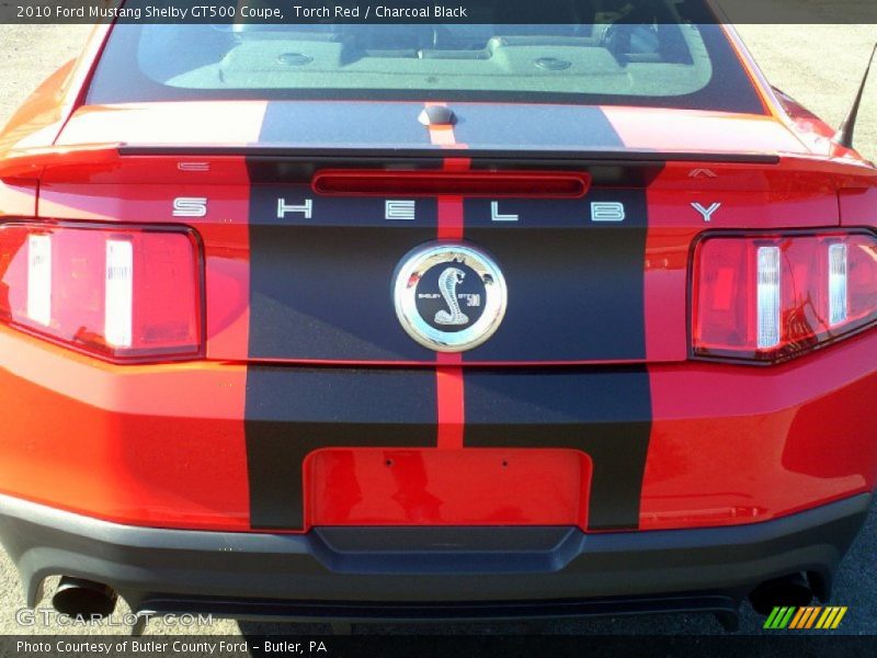 Torch Red / Charcoal Black 2010 Ford Mustang Shelby GT500 Coupe