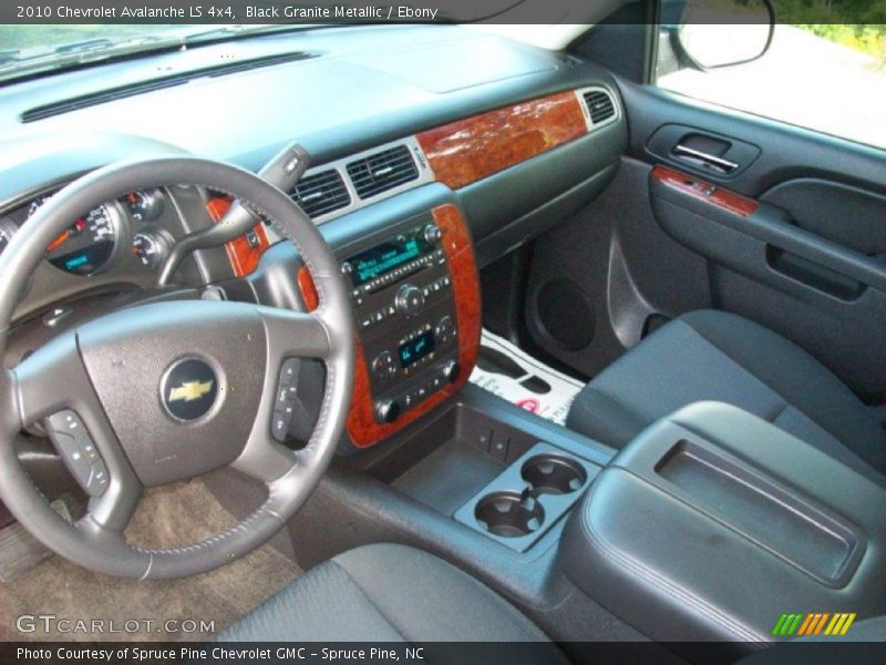 Black Granite Metallic / Ebony 2010 Chevrolet Avalanche LS 4x4