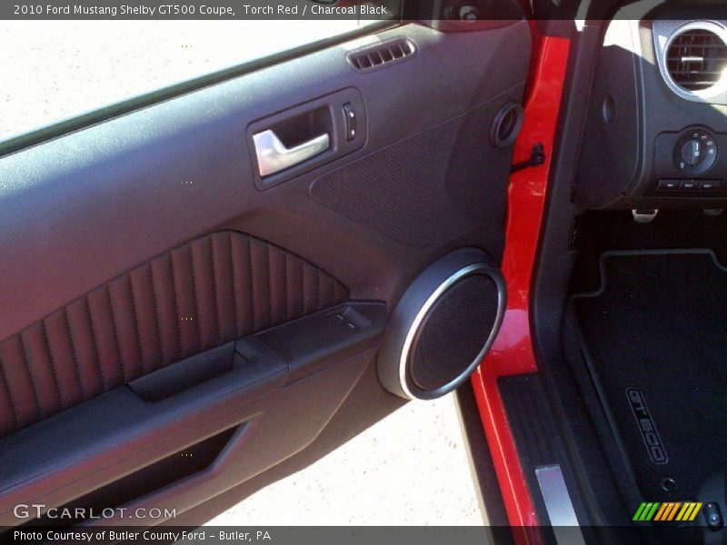 Torch Red / Charcoal Black 2010 Ford Mustang Shelby GT500 Coupe