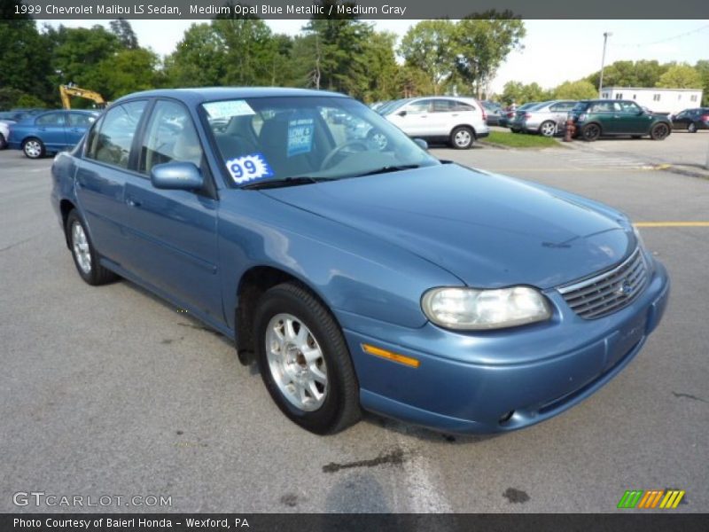 Medium Opal Blue Metallic / Medium Gray 1999 Chevrolet Malibu LS Sedan