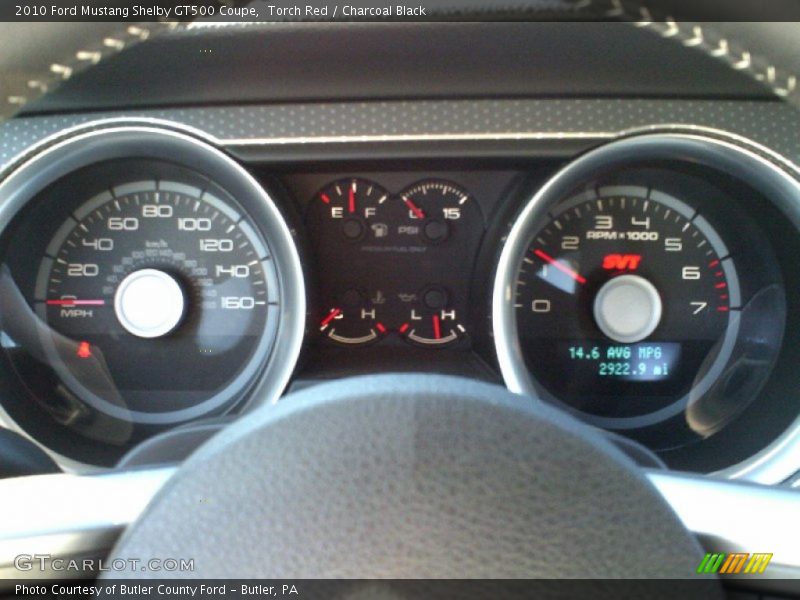  2010 Mustang Shelby GT500 Coupe Shelby GT500 Coupe Gauges