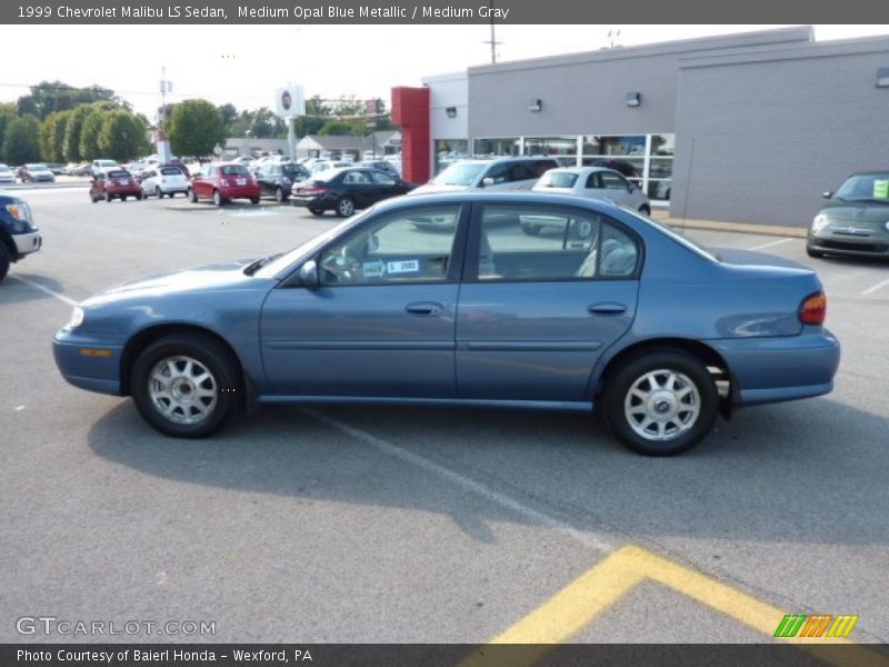 Medium Opal Blue Metallic / Medium Gray 1999 Chevrolet Malibu LS Sedan