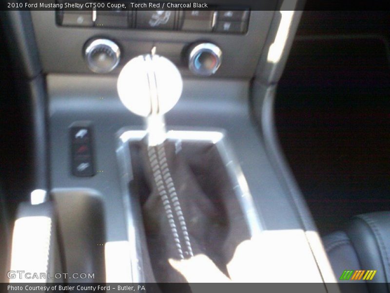 Torch Red / Charcoal Black 2010 Ford Mustang Shelby GT500 Coupe
