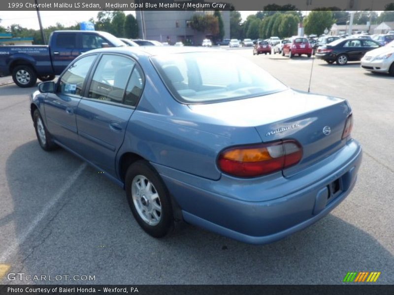 Medium Opal Blue Metallic / Medium Gray 1999 Chevrolet Malibu LS Sedan