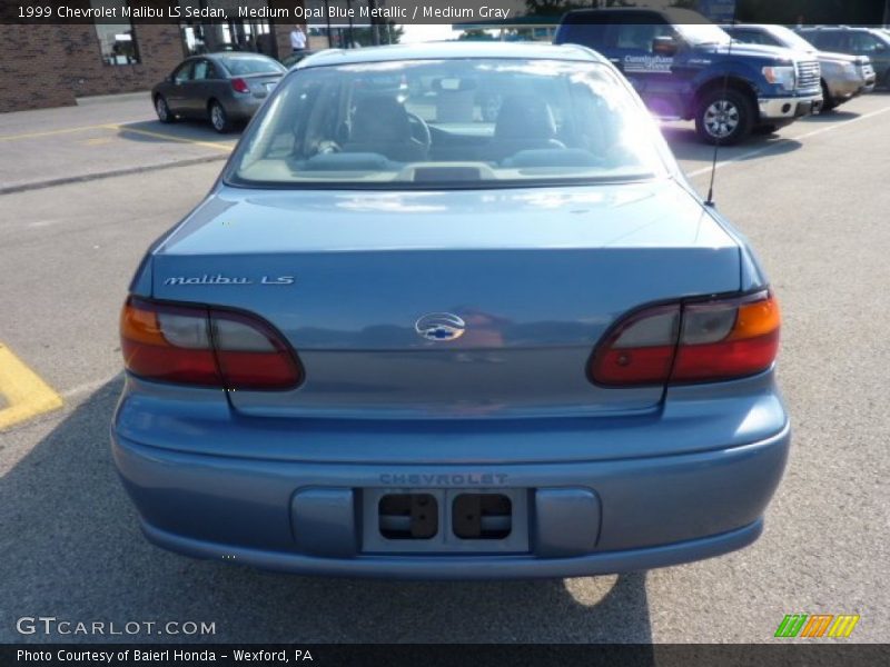 Medium Opal Blue Metallic / Medium Gray 1999 Chevrolet Malibu LS Sedan
