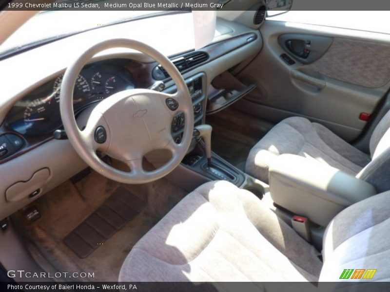 Medium Opal Blue Metallic / Medium Gray 1999 Chevrolet Malibu LS Sedan