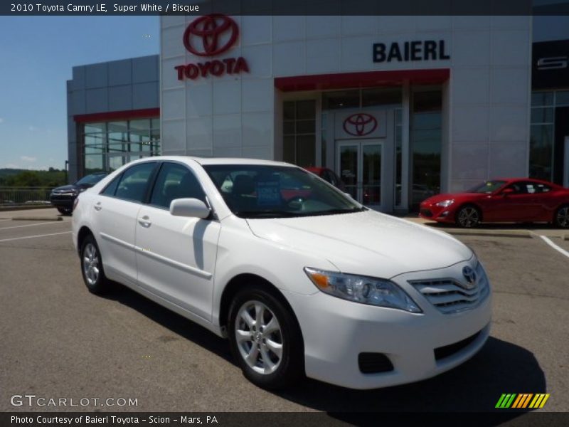 Super White / Bisque 2010 Toyota Camry LE