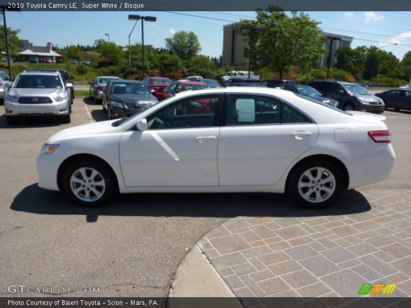 Super White / Bisque 2010 Toyota Camry LE