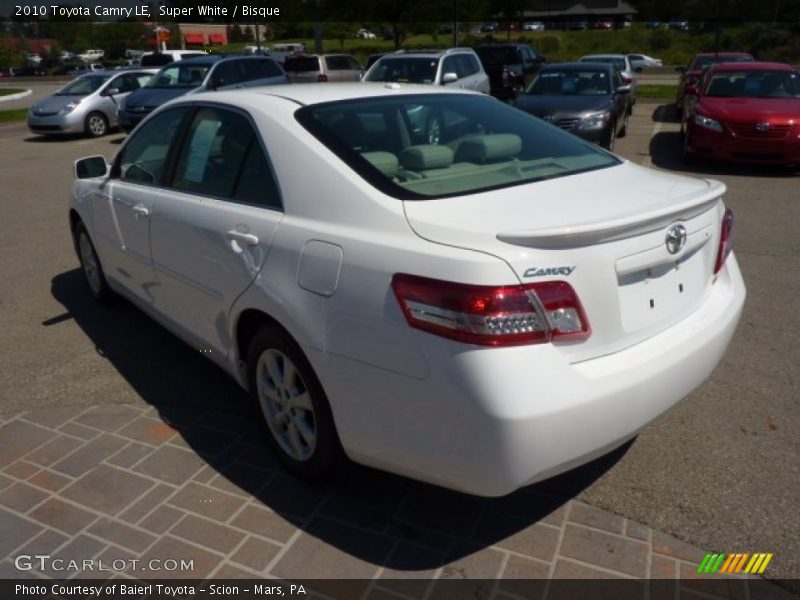 Super White / Bisque 2010 Toyota Camry LE