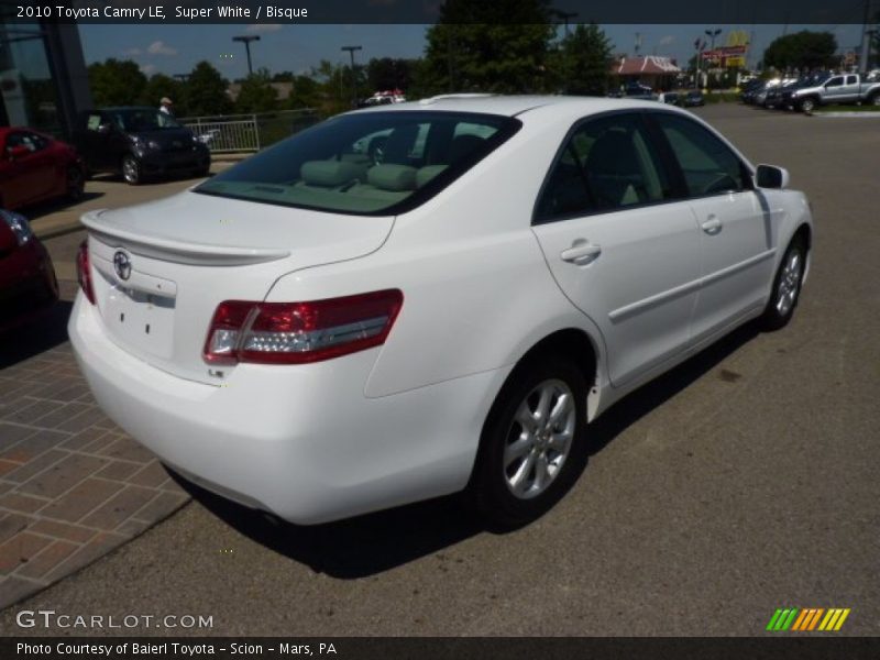 Super White / Bisque 2010 Toyota Camry LE