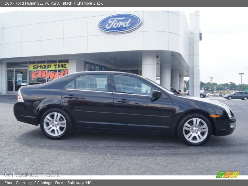 Black / Charcoal Black 2007 Ford Fusion SEL V6 AWD