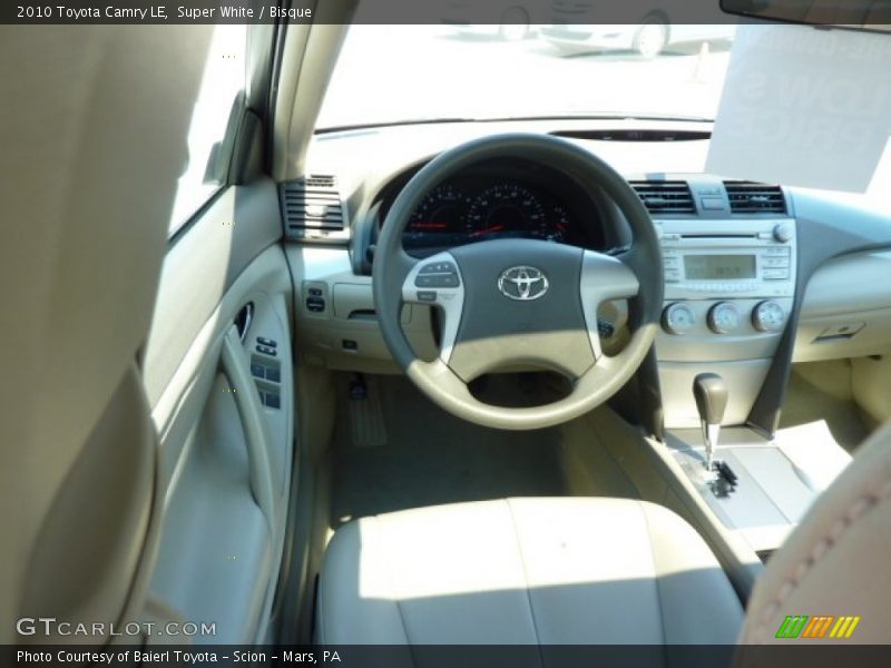 Super White / Bisque 2010 Toyota Camry LE