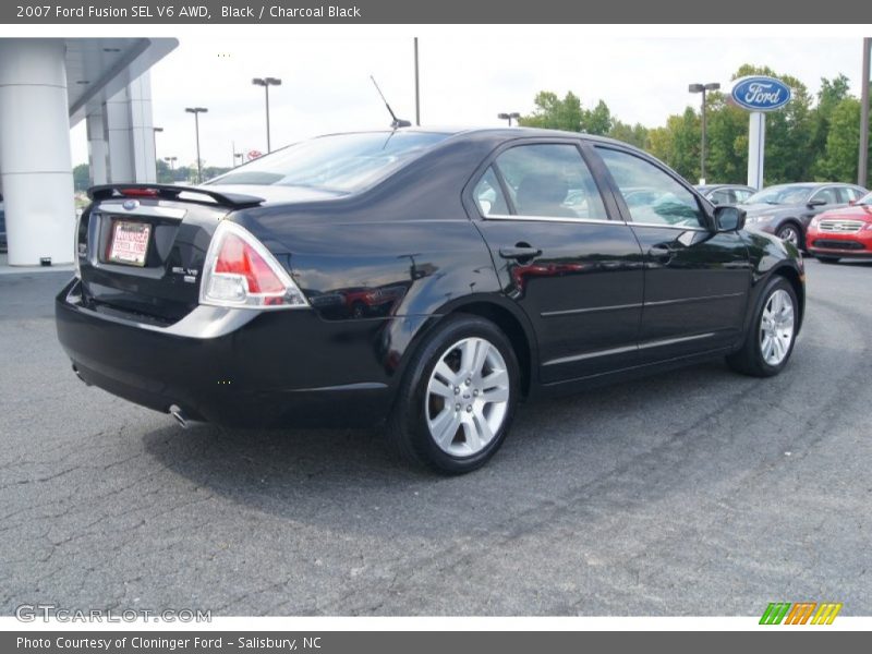 Black / Charcoal Black 2007 Ford Fusion SEL V6 AWD