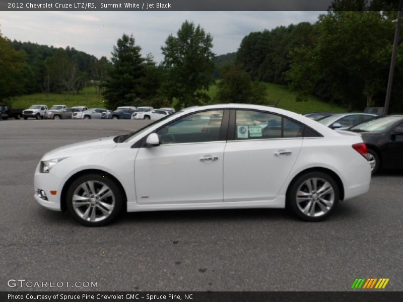 Summit White / Jet Black 2012 Chevrolet Cruze LTZ/RS